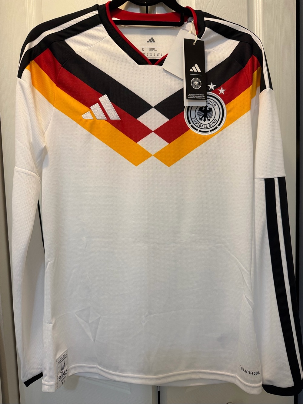Adidas Germany White Long-Sleeve Football Jersey 2006